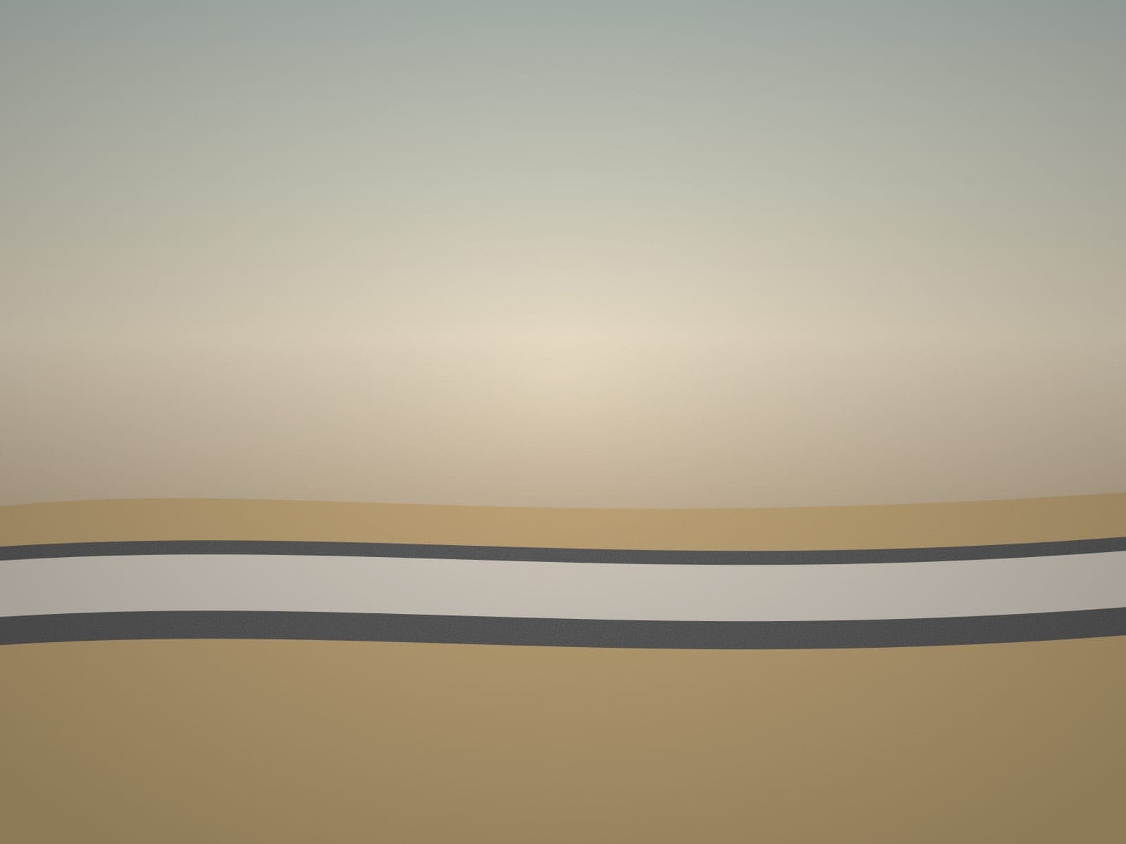 Example cover — an empty two-lane road (placeholder)